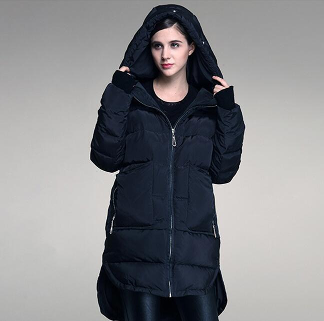 Hooded Loose Women Down Coat Winter 90% Duck Down Jackets With Large Pockets VPPBUY shop