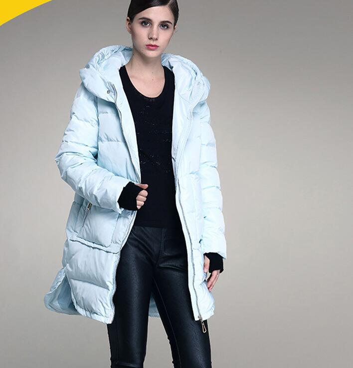 Hooded Loose Women Down Coat Winter 90% Duck Down Jackets With Large Pockets VPPBUY shop