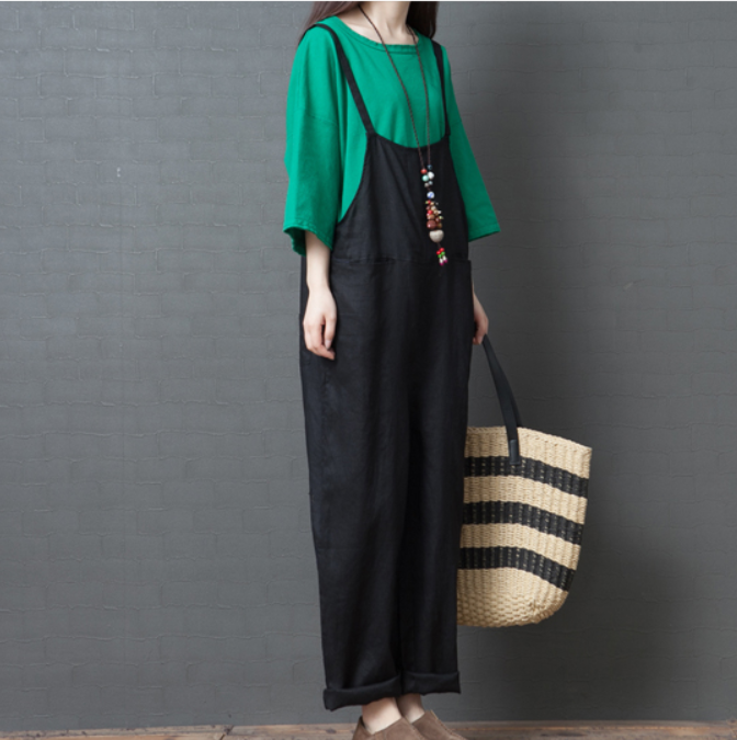 Linen Summer Autumn Women Casual Pants with Pockets PZ97251 VPPBUY shop