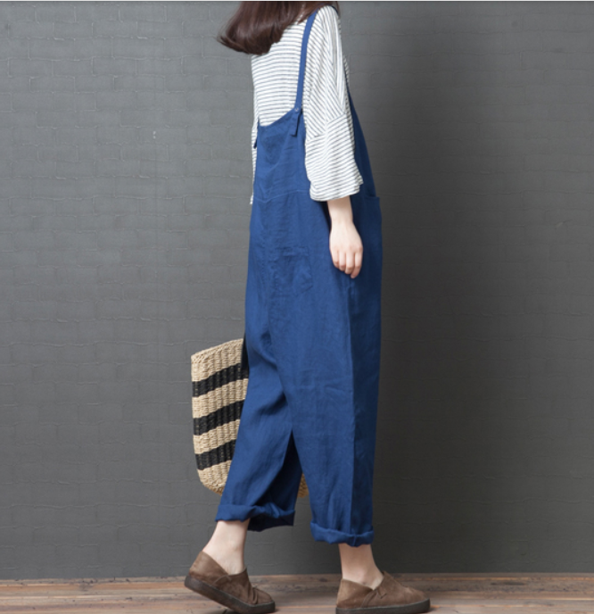 Linen Summer Autumn Women Casual Pants with Pockets PZ97251 VPPBUY shop