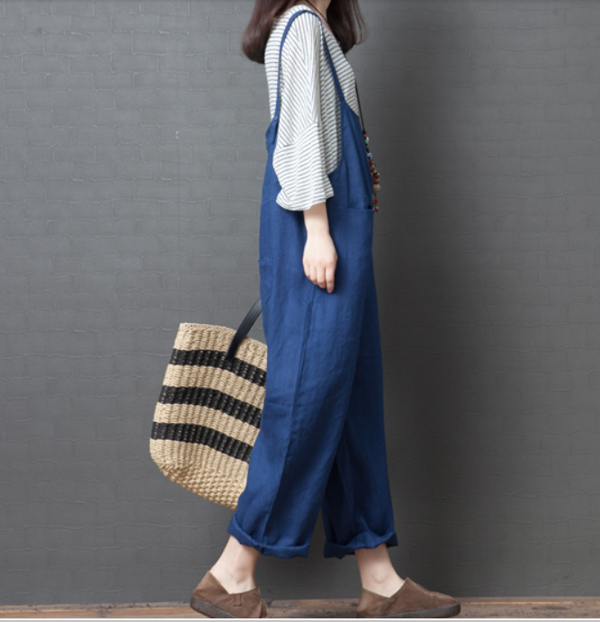 Linen Summer Autumn Women Casual Pants with Pockets PZ97251 VPPBUY shop