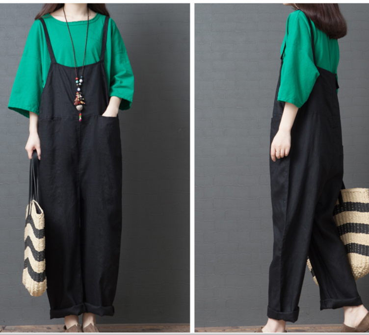 Linen Summer Autumn Women Casual Pants with Pockets PZ97251 VPPBUY shop