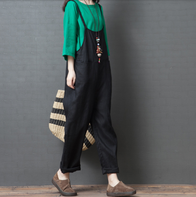 Linen Summer Autumn Women Casual Pants with Pockets PZ97251 VPPBUY shop