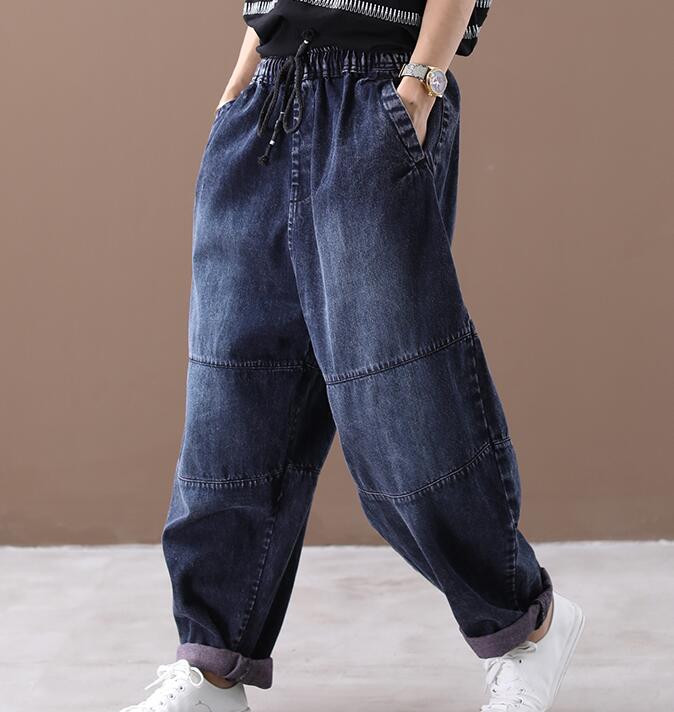 Loose Casual Women Cotton Harem Pants Wide Leg Pants SJ981106 VPPBUY shop