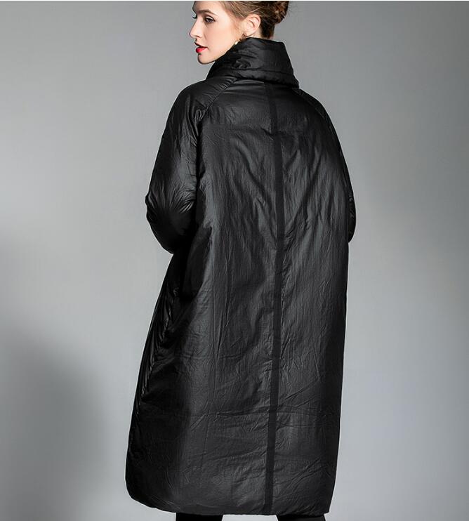 Long Women Down Puffer Coat Winter Loose 90% Duck Down Jackets 20123 VPPBUY shop