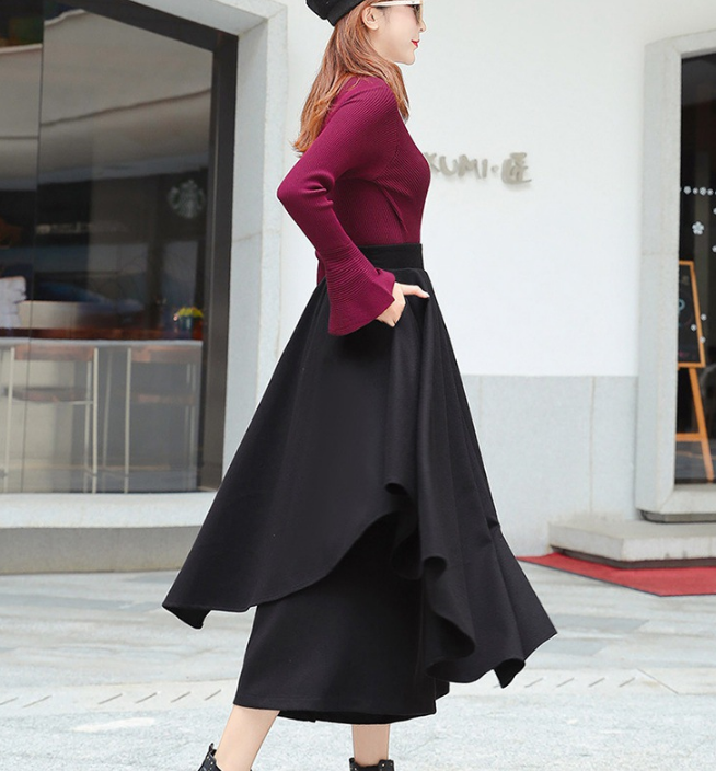 Women's Skirts Winter Wool Skirt  XYN98409 VPPBUY shop