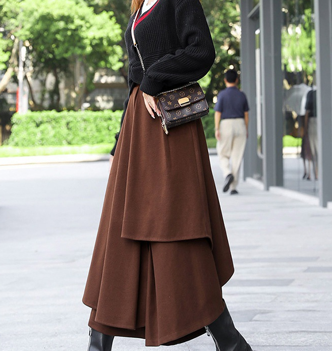 Women's Skirts Winter Wool Skirt  XYN98409 VPPBUY shop