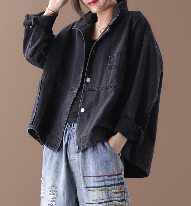 Denim Loose Blouse Women Shirts Tops WG961707 VPPBUY shop