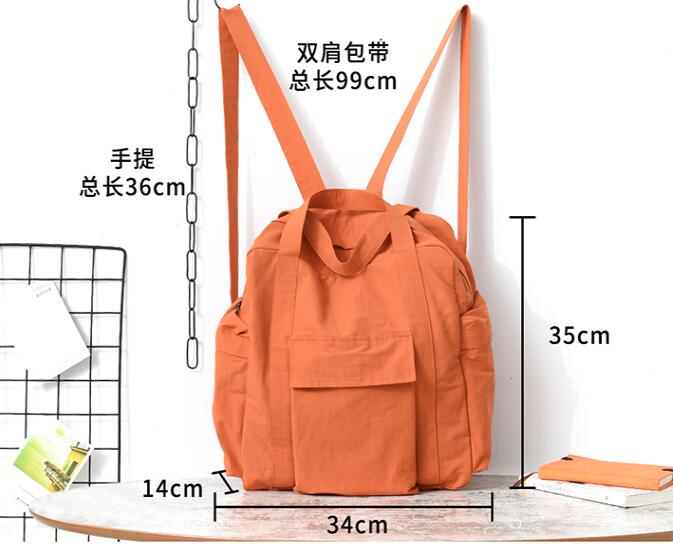 Casual Large Backpack Women Handbag Bag Shoulder Tote Bag Simple Design VPPBUY shop