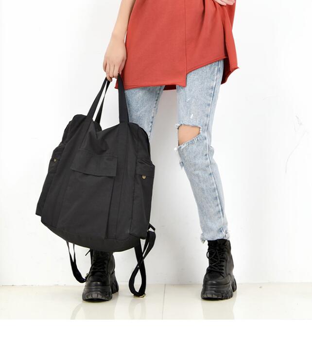 Casual Large Backpack Women Handbag Bag Shoulder Tote Bag Simple Design VPPBUY shop