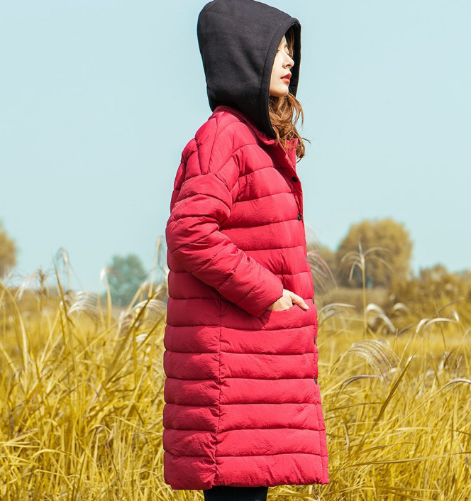 Wool Hood Women Winter Any size Down Jacket Women Down Coats VPPBUY shop