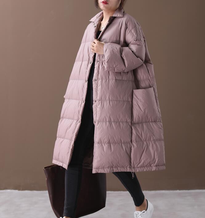 A-Line Women Winter Loose Side Pockets Down Jacket Women Down Coats VPPBUY shop