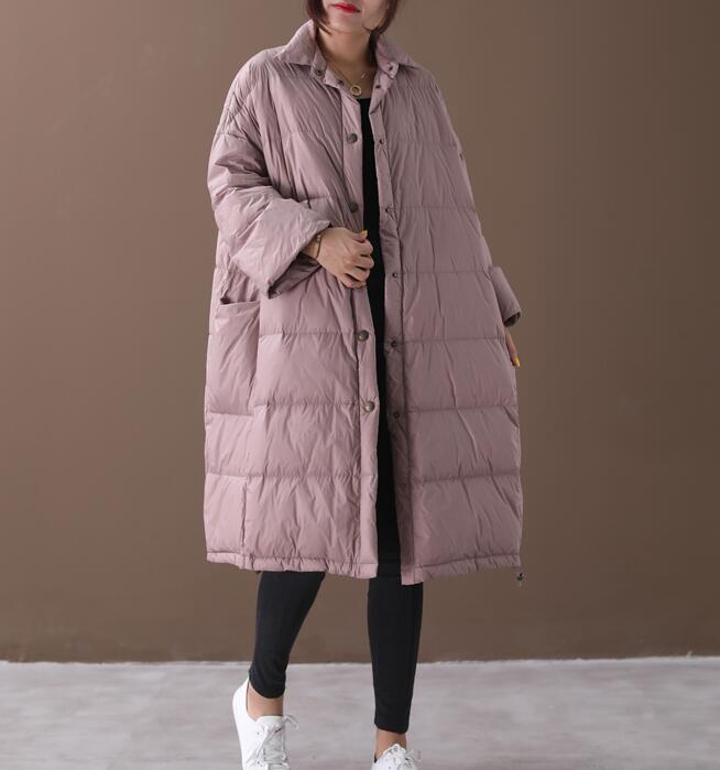 A-Line Women Winter Loose Side Pockets Down Jacket Women Down Coats VPPBUY shop