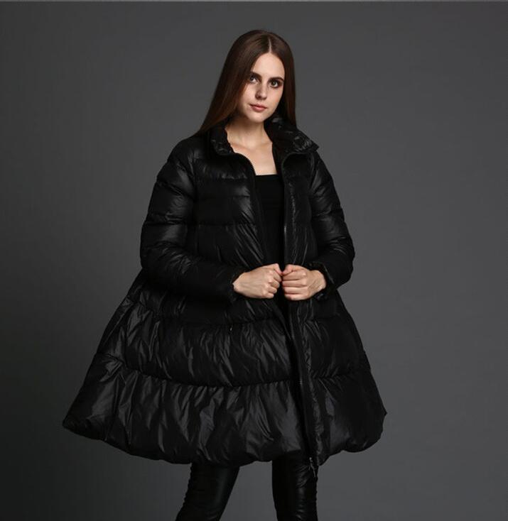 A-Line Women Winter Puffer Coat Warm Thick 90% Duck Down Coat Any Size 1002 VPPBUY shop