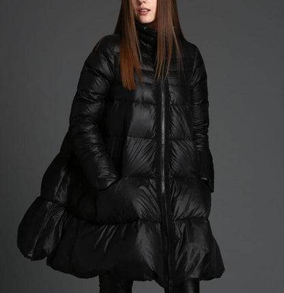 A-Line Women Winter Puffer Coat Warm Thick 90% Duck Down Coat Any Size 1002 VPPBUY shop