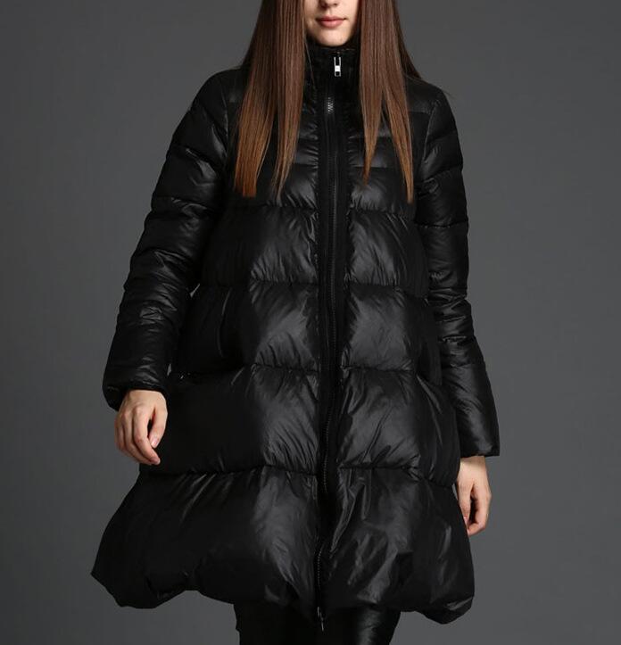 A-Line Women Winter Puffer Coat Warm Thick 90% Duck Down Coat Any Size 1002 VPPBUY shop