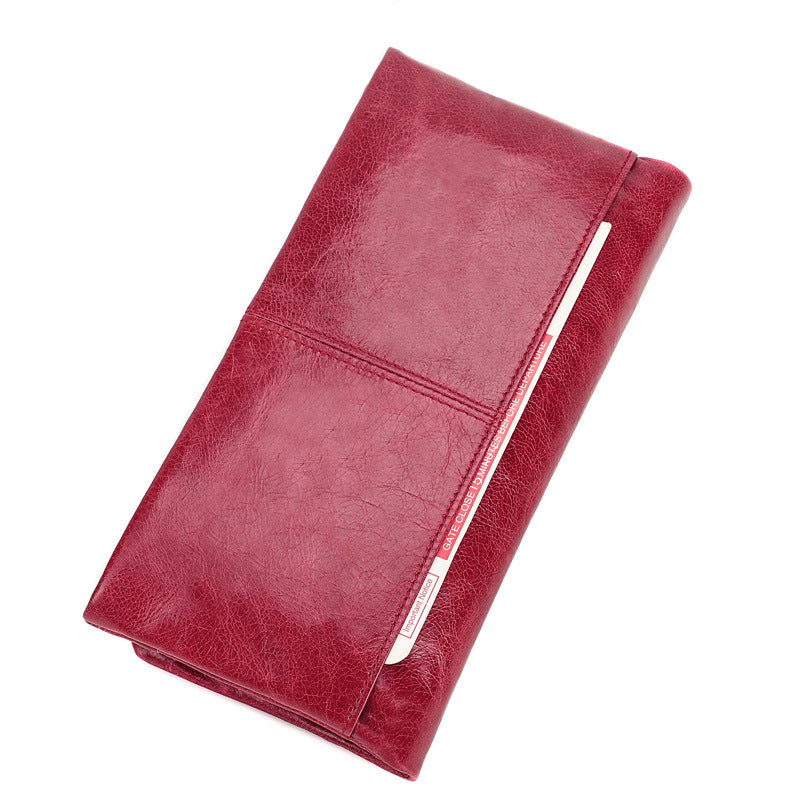 Women's Leather Wallet Hand Bag Purse Card Package Clutch Bag Storage Bag For Gift VPPBUY shop