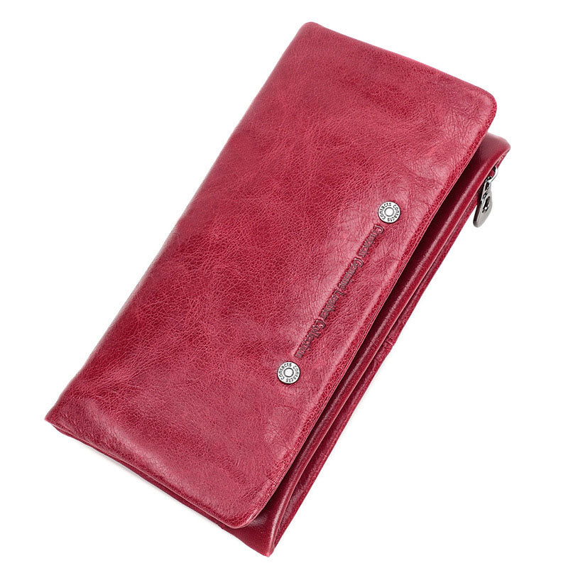 Women's Leather Wallet Hand Bag Purse Card Package Clutch Bag Storage Bag For Gift VPPBUY shop