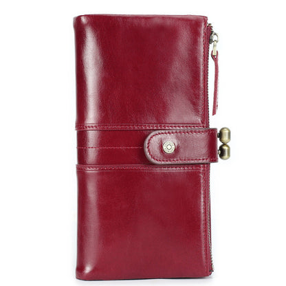 Ladies Leather Wallet Hand Bag Purse Card Package Clutch Bag Storage Bag For Gift VPPBUY shop